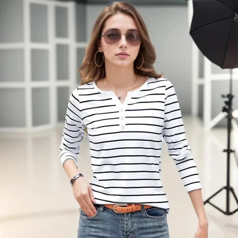 Marcelline Striped Blouse