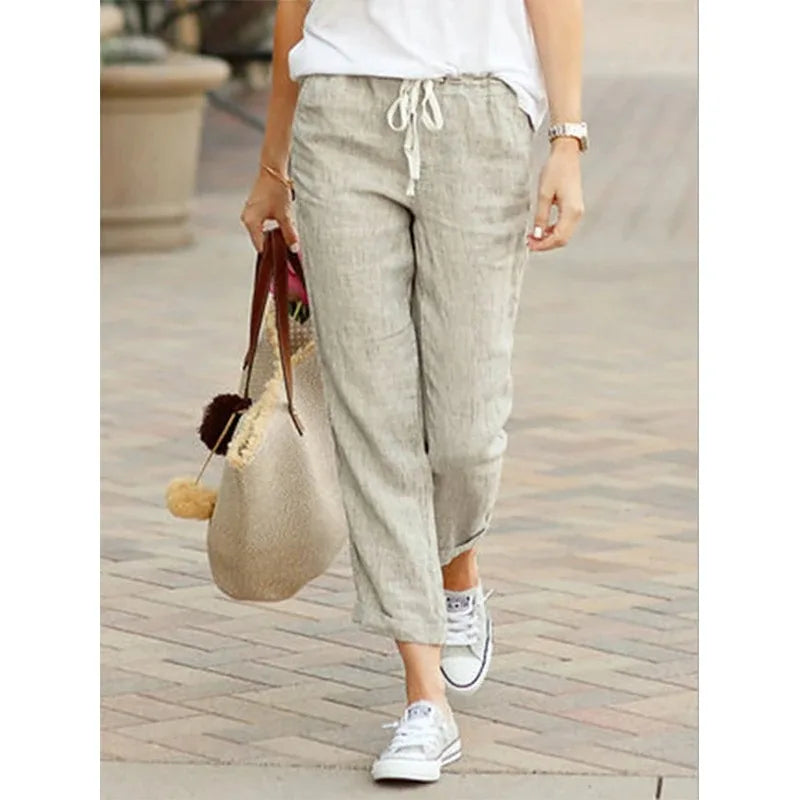 Refined Cotton Pants