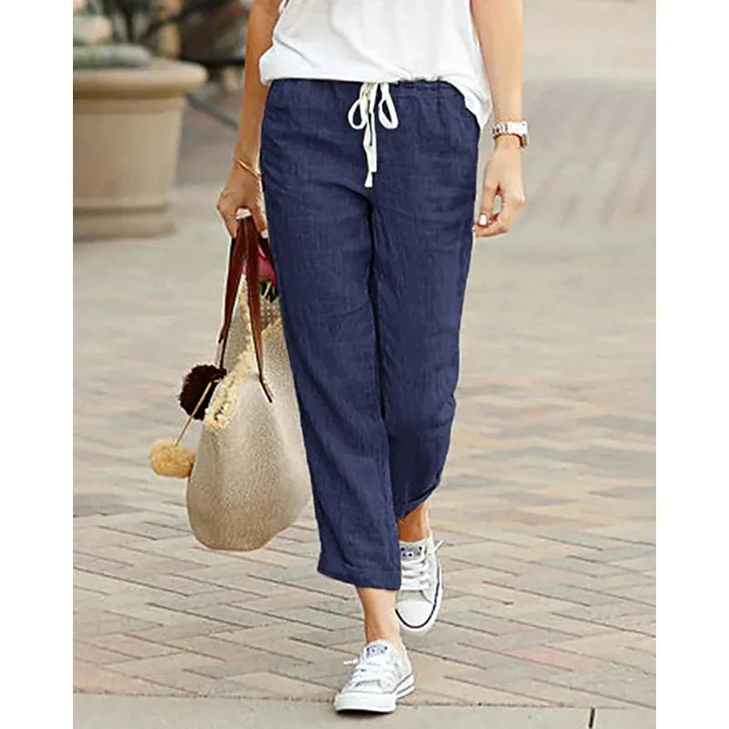 Refined Cotton Pants