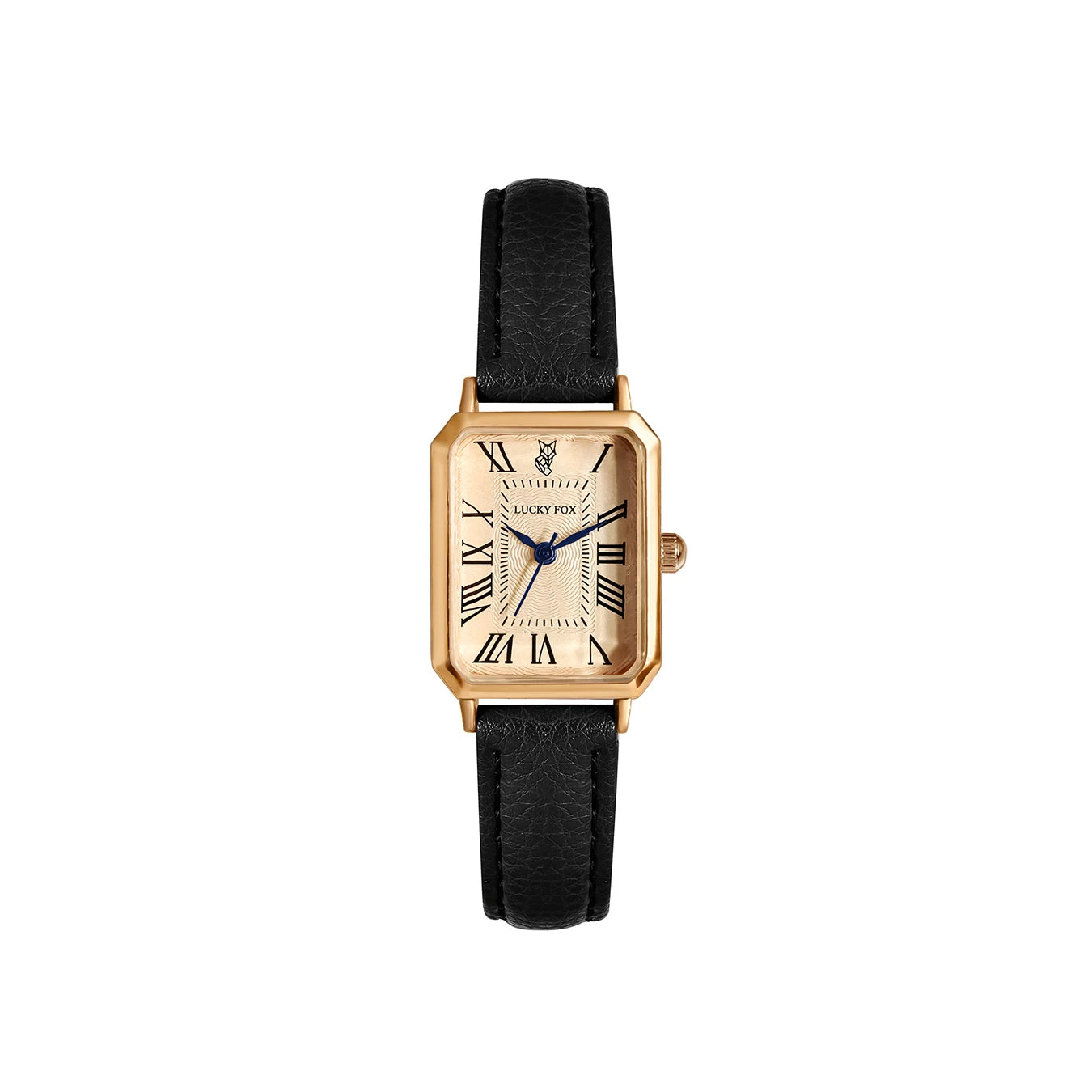 Roman Square Leather Watch