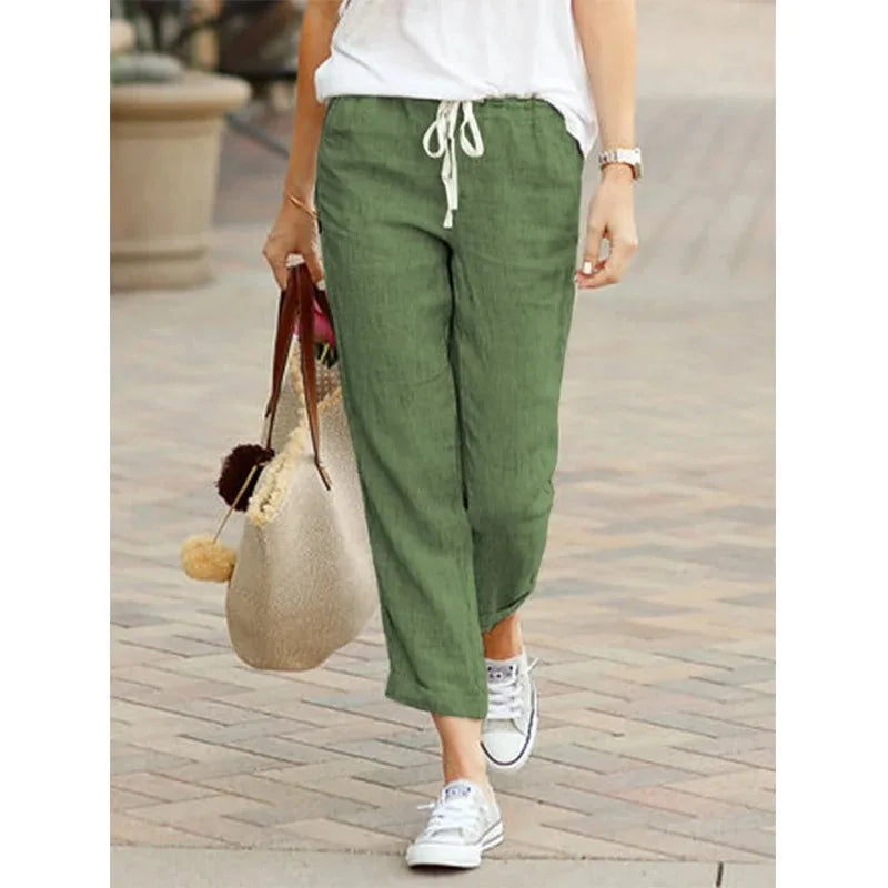 Refined Cotton Pants