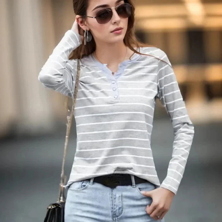 Marcelline Striped Blouse