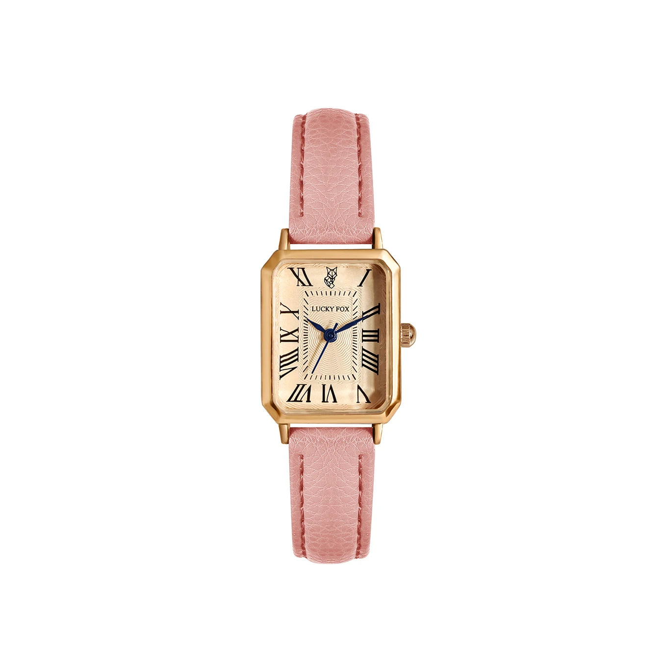 Roman Square Leather Watch
