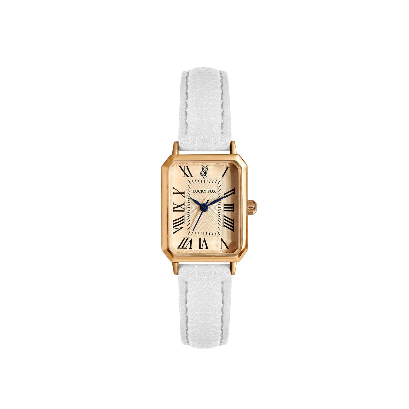 Roman Square Leather Watch