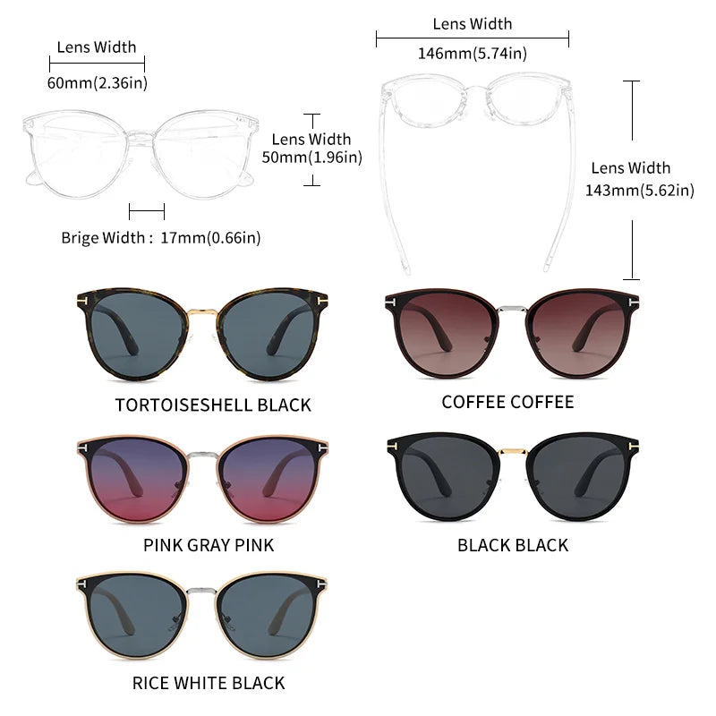 Cat-Eye Polarized Sunglasses